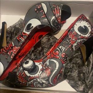 Iron fist eyeball heels